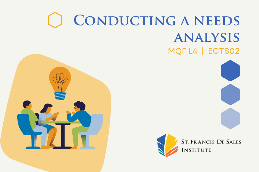 St Francis de Sales Institute Conducting a needs analysis micro-credential